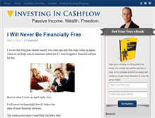 Tablet Screenshot of investingincashflow.com